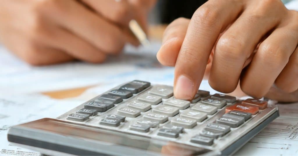 HR manager calculating salary structures and EPF contributions
