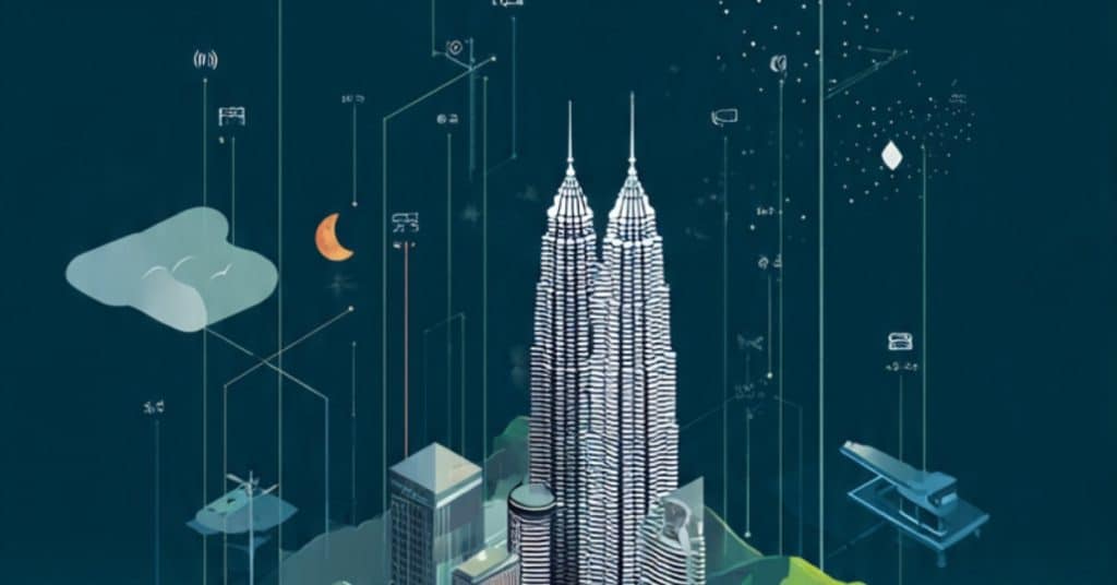 Digital ecosystem diagram for a growing Malaysian SME