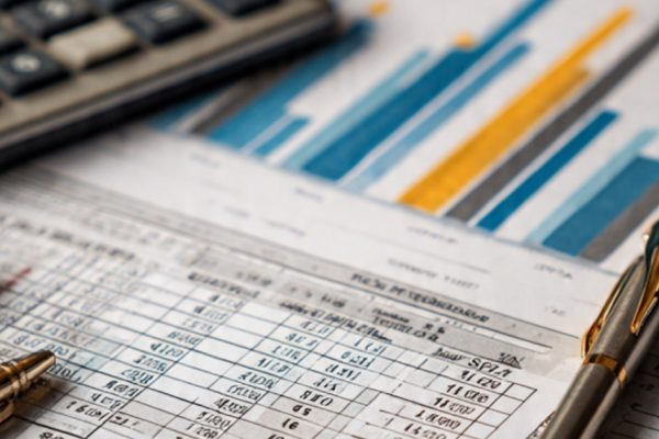 Financial reports showing P&L, Balance Sheet, and Cash Flow statements